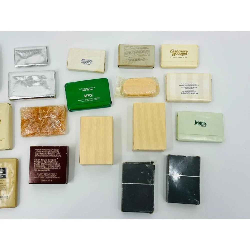 Vintage Soap Collection 20 Mini Hotel Size Bars Holiday Inn Hyatt Cashmere More